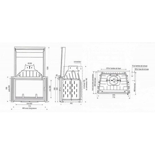 Чугунная каминная топка Seguin Europa 7_7 Чугунная каминная топка Seguin Europa 7_7