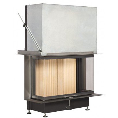 Brunner panorama-kamin 57/25/85/25, рамка узкая нерж.сталь_0 Brunner panorama-kamin 57/25/85/25, рамка узкая нерж.сталь_0