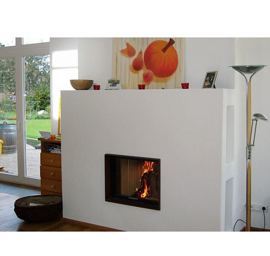 Brunner kompakt-kamin kk 57/67 lifting, стальной вертикальный дымосборник, нержавеющие рамки_3